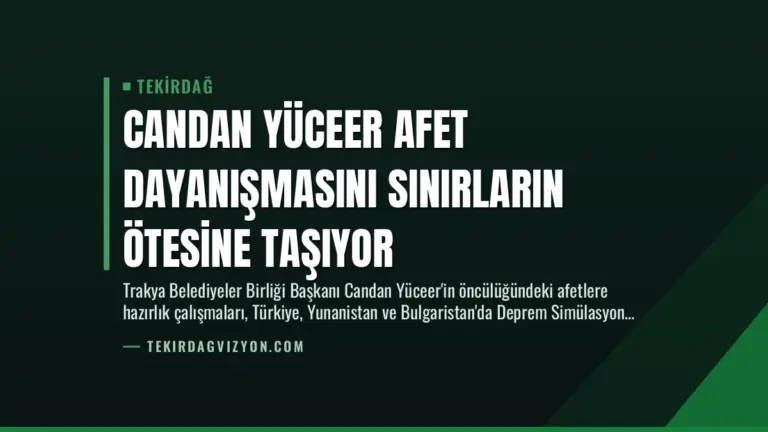 Candan Yüceer Afet Dayanışmasını Sınırların Ötesine Taşıyor