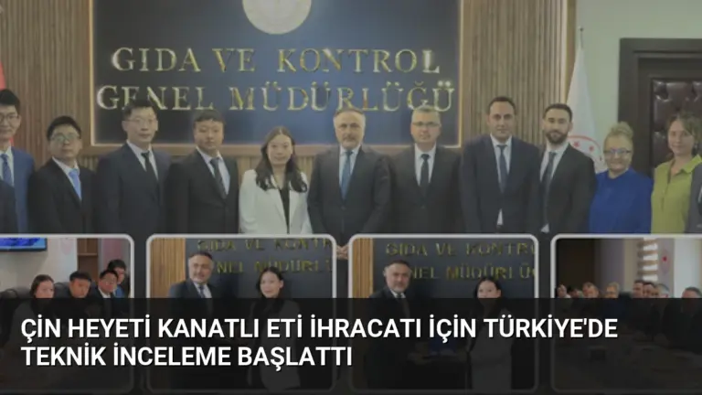 Çin Heyeti Kanatlı Eti İhracatı İçin Türkiye’de Teknik İnceleme Başlattı