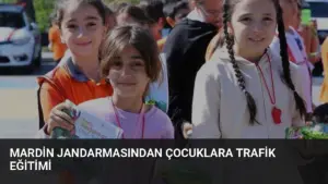 Mardin Jandarmasından Çocuklara Trafik Eğitimi