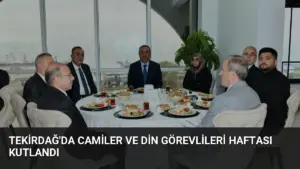 Tekirdağ’da Camiler ve Din Görevlileri Haftası Kutlandı