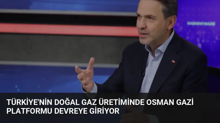 Türkiye’nin Doğal Gaz Üretiminde Osman Gazi Platformu Devreye Giriyor